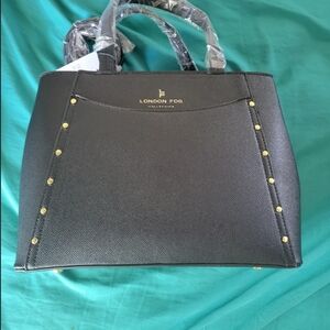 London fog Marcelle studded satchel